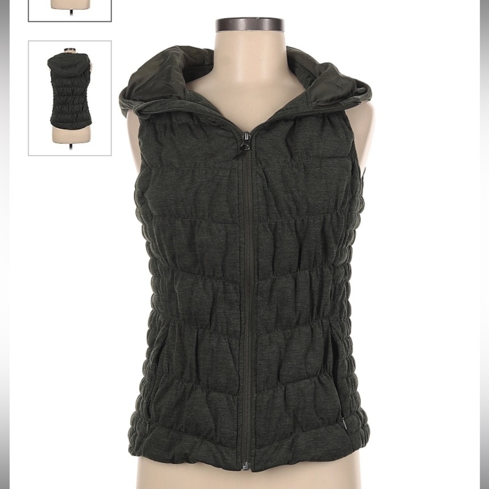 be by blanc noir vest gray size small